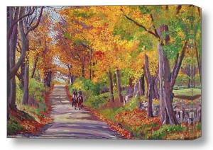 Thank you to an Art Collector from Wellington FL  for buying a canvas print of AUTUMN RIDE